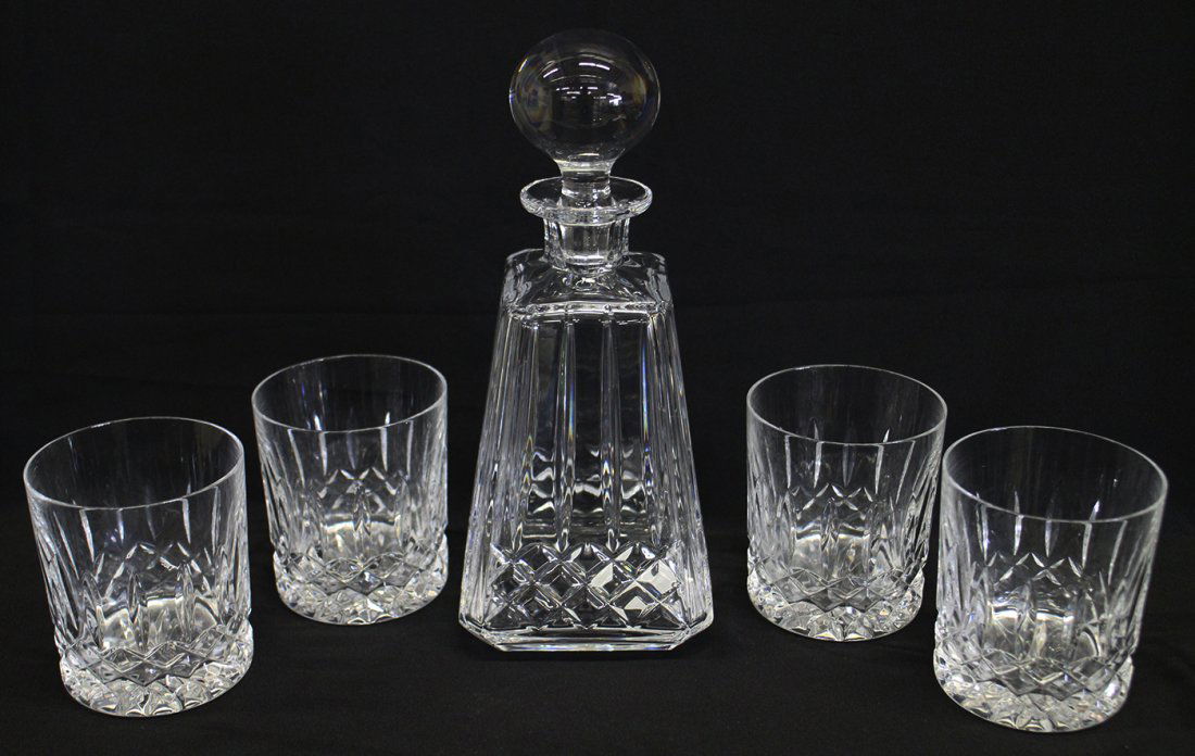 WATERFORD LISSADEL DECANTER SET WITH BOX (1 of 2)