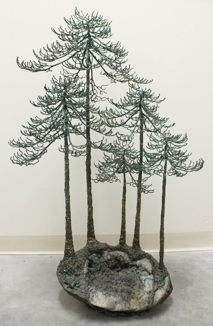 BELVA BALL MODERNIST TREE SCULPTURE (1 of 5)