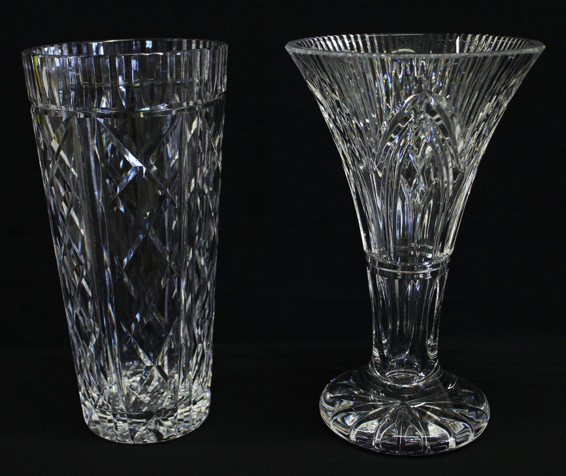 (2) WATERFORD CRYSTAL VASES (1 of 2)
