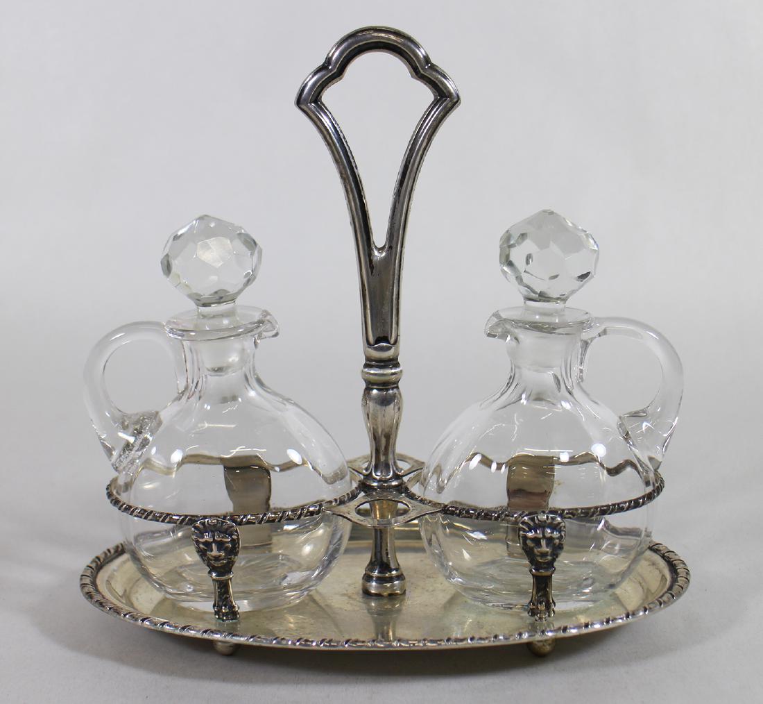 800 SILVER CRUET SET (1 of 4)