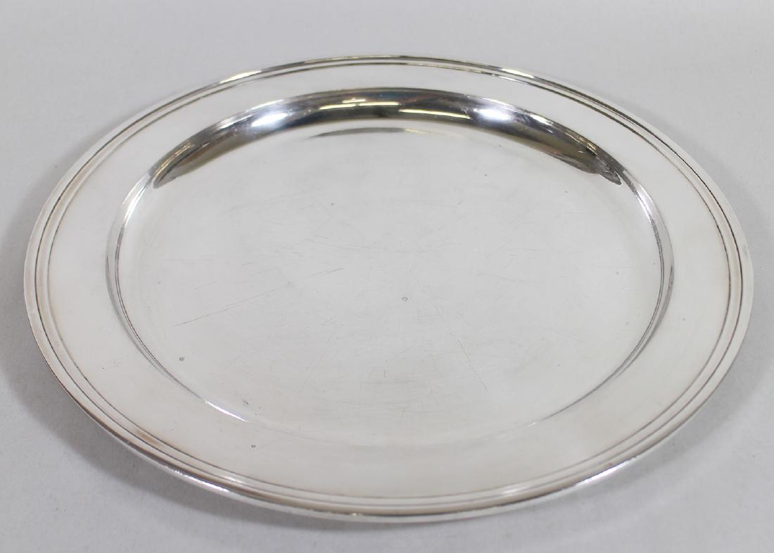 TIFFANY & CO MAKERS STERLING ROUND 13" TRAY (1 of 3)