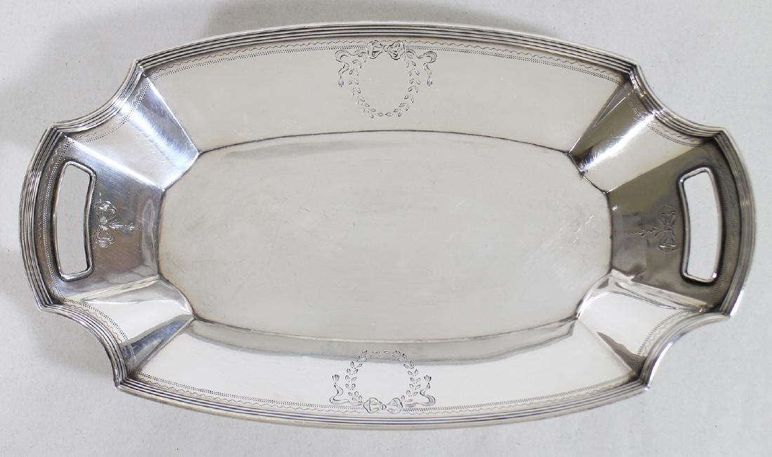 TIFFANY & CO MAKERS STERLING BREAD BOWL (1 of 4)