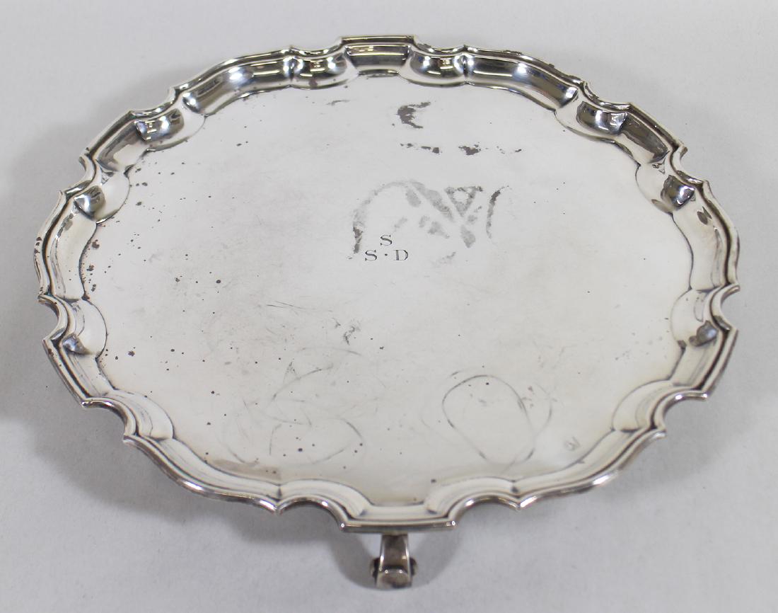 ENGLISH STERLING SILVER SALVER (1 of 4)