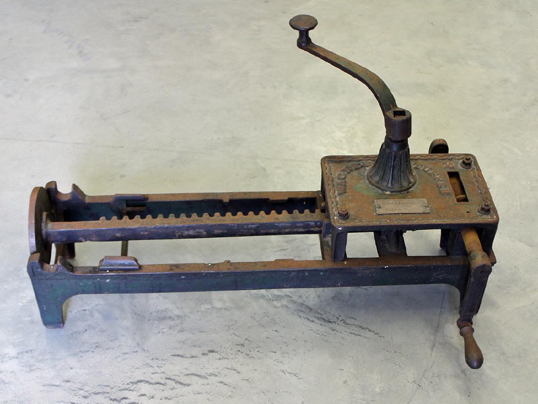 19th Century Wagner Sausage Stuffer 2 Silver Mfg