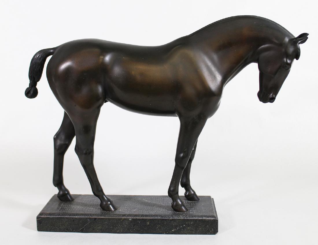 ARTHUR VOLKMANN BRONZE HORSE SCULPTURE (1 of 4)
