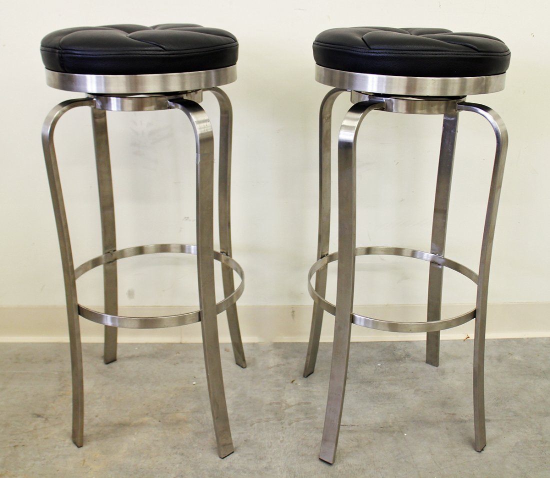 (2) MODERN BAR STOOLS (1 of 2)