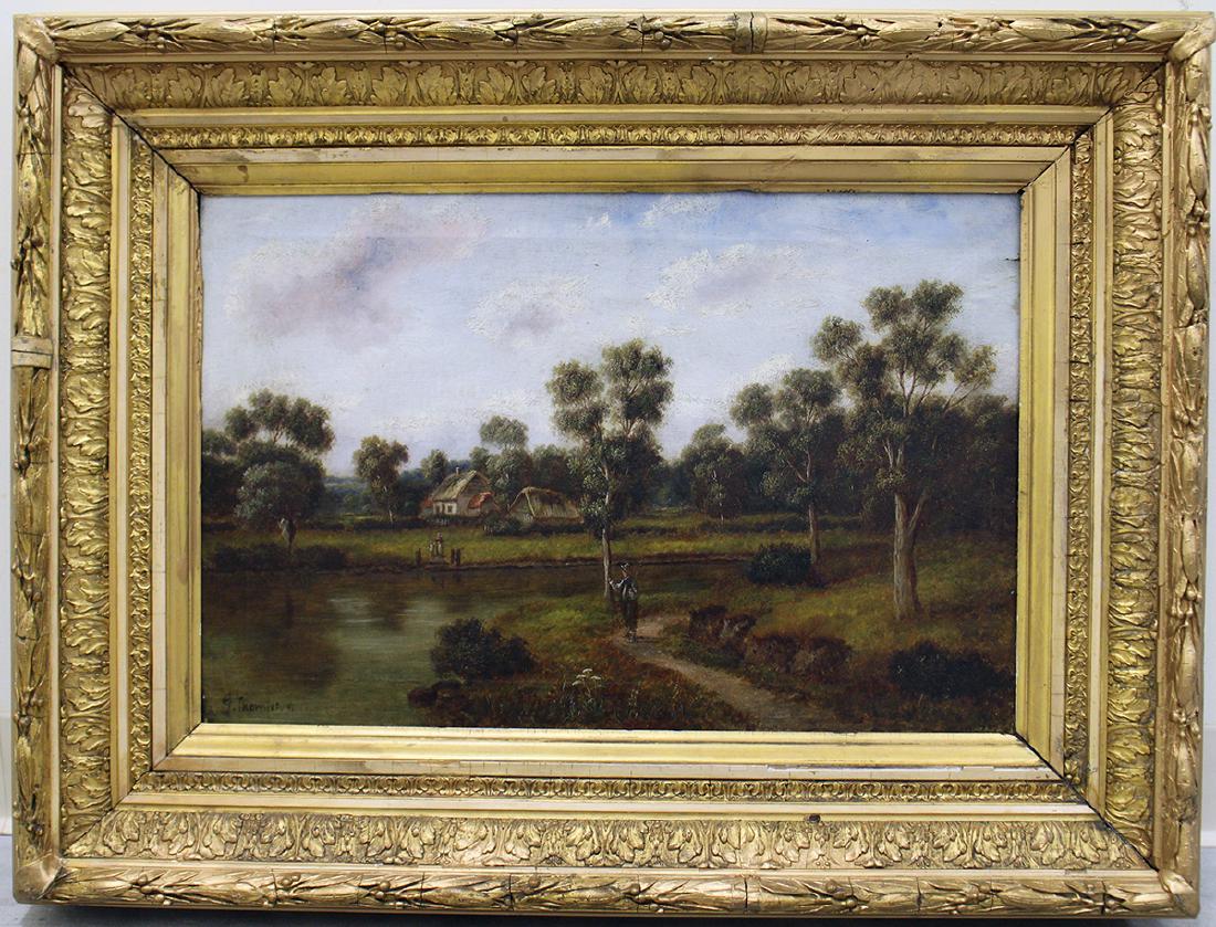 19TH CENTURY G. THOMPSON PAINTING (1 of 6)
