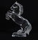 SWAROVSKI CRYSTAL WHITE STALLION FIGURINE W/ BOX - 2
