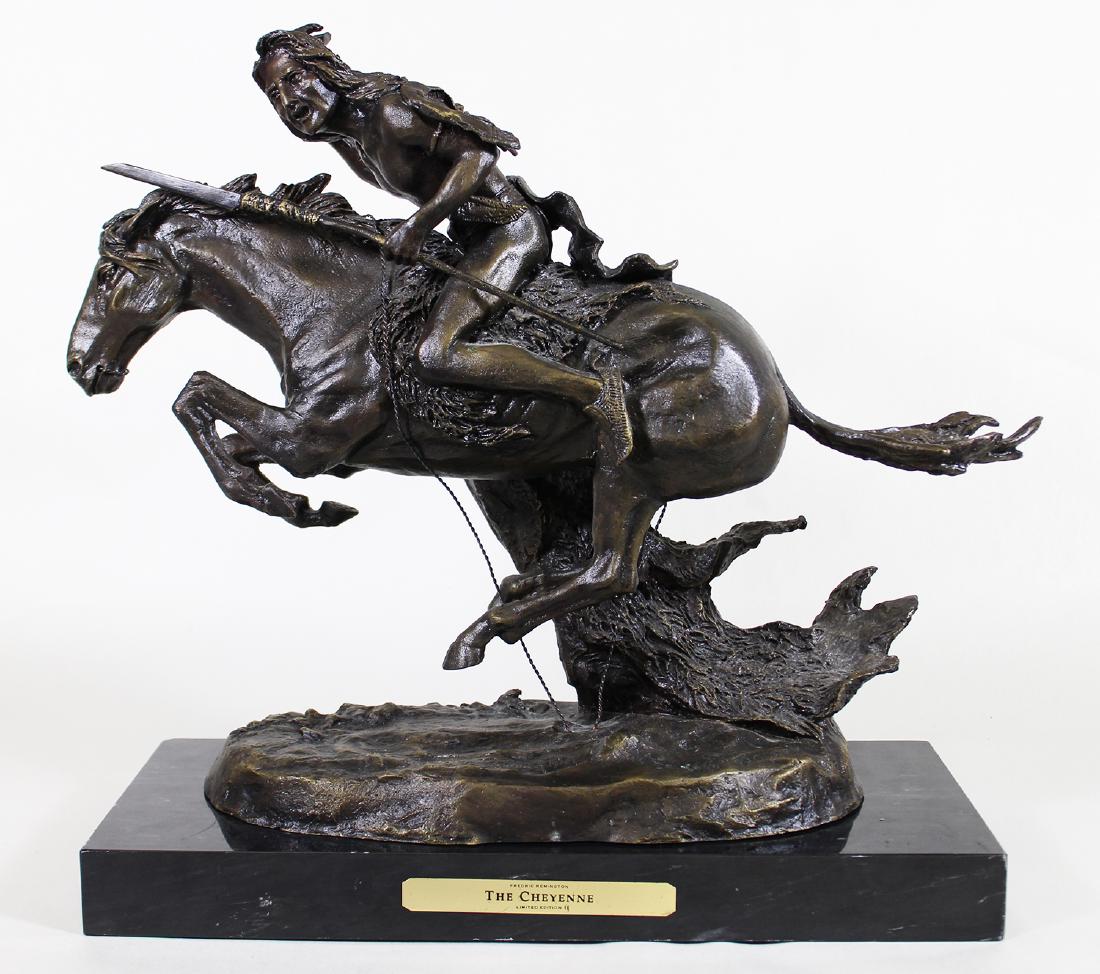 FREDERIC REMINGTON "THE CHEYENNE" SCULPTURE