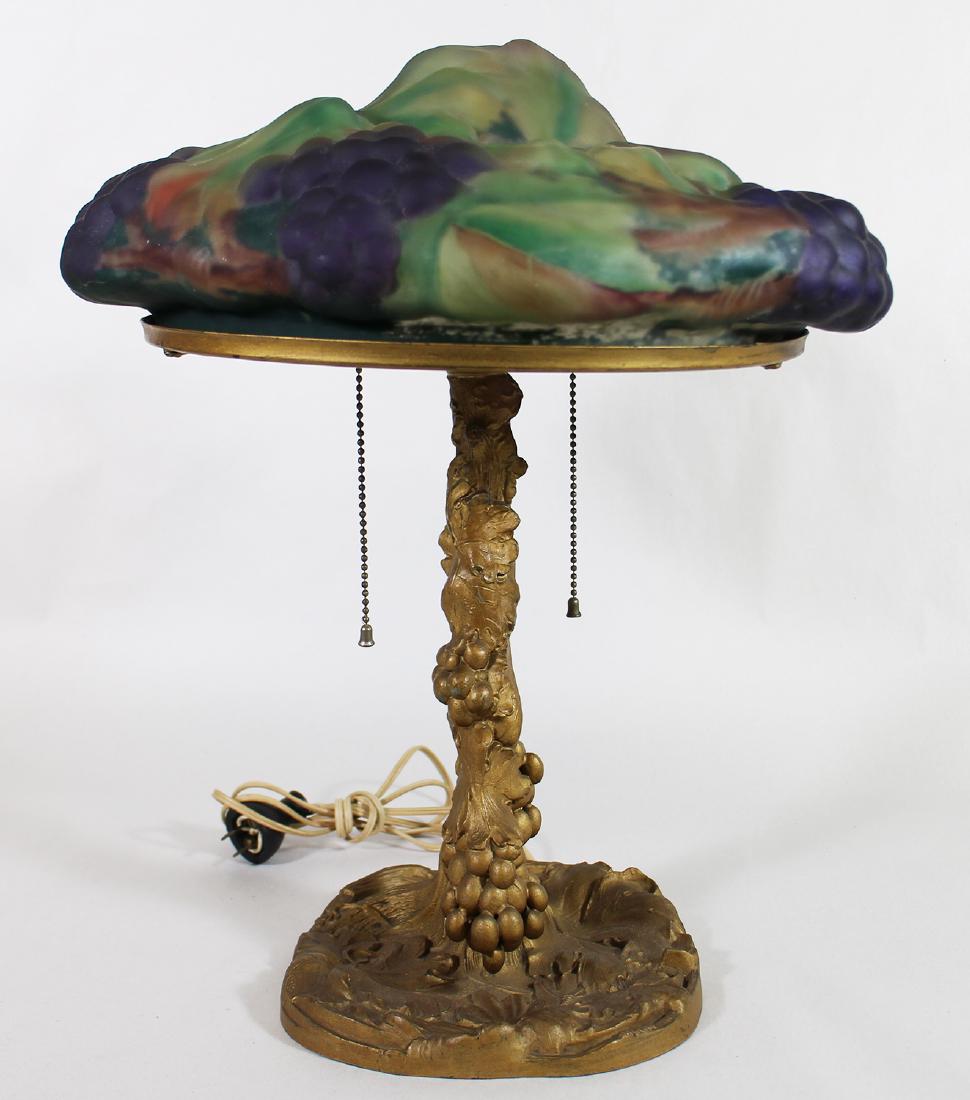 ANTIQUE PAIRPOINT PUFFY GRAPE LAMP (1 of 5)