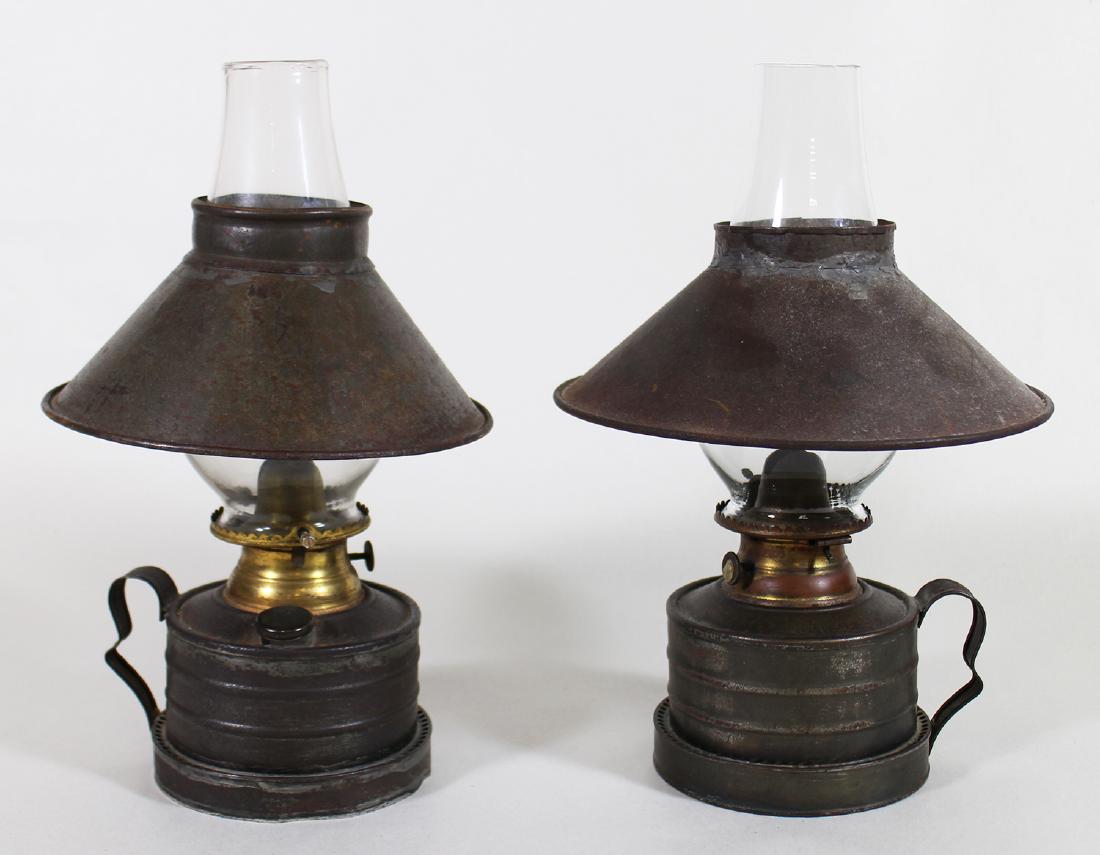 PAIR OF CIVIL WAR ERA FLUID LANTERNS (1 of 5)