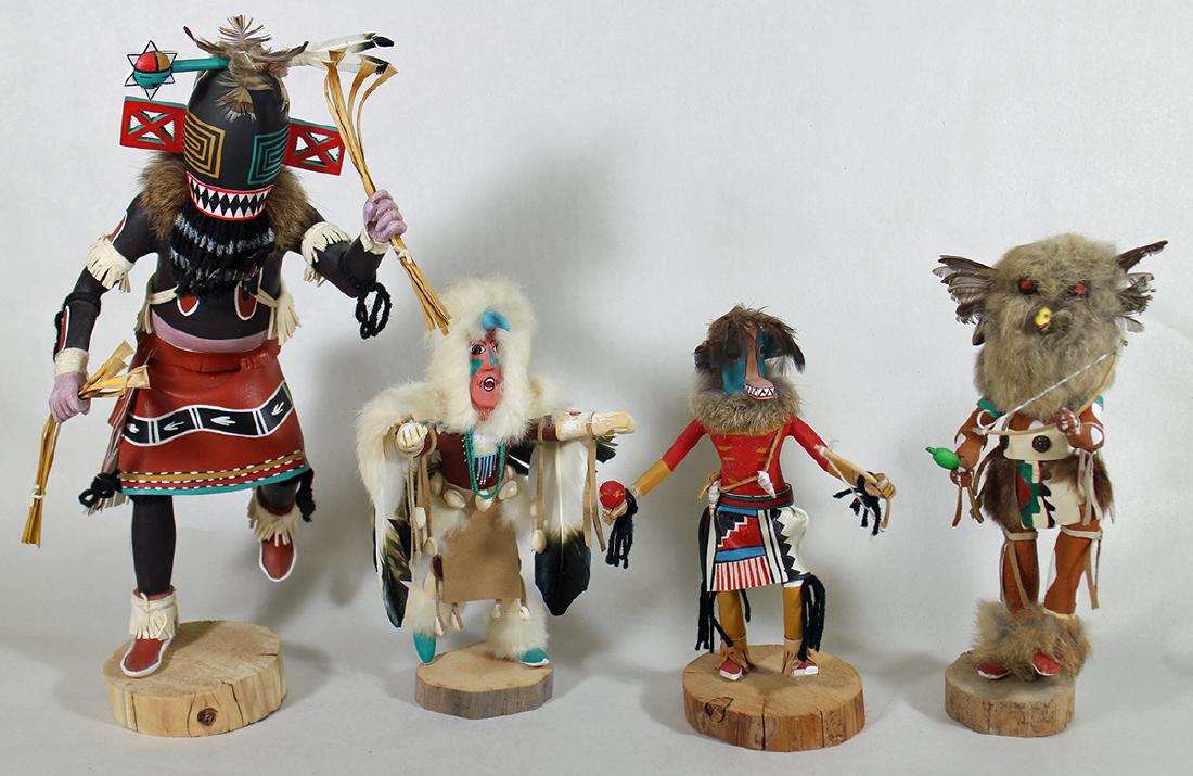 (4) KACHINA DOLLS (1 of 4)