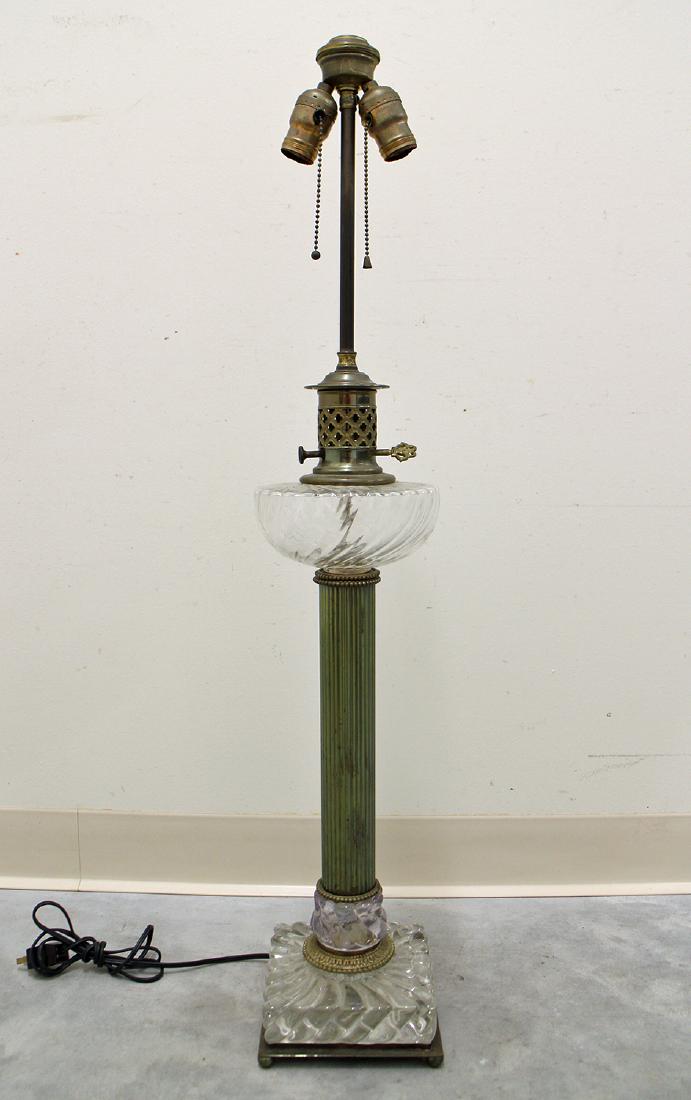 ANTIQUE FOSTORIA LAMP
