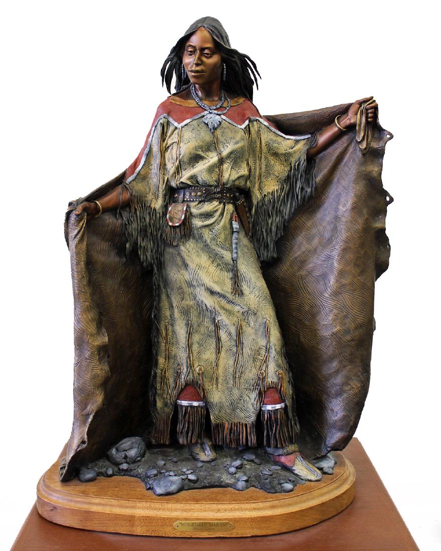 DAVID LEMON MINNETAREE MAIDEN BRONZE (1 of 8)