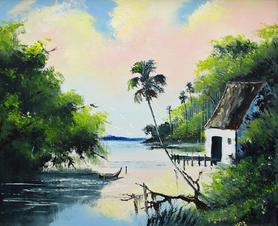 TRACY NEWTON PAINTING (1 of 3)