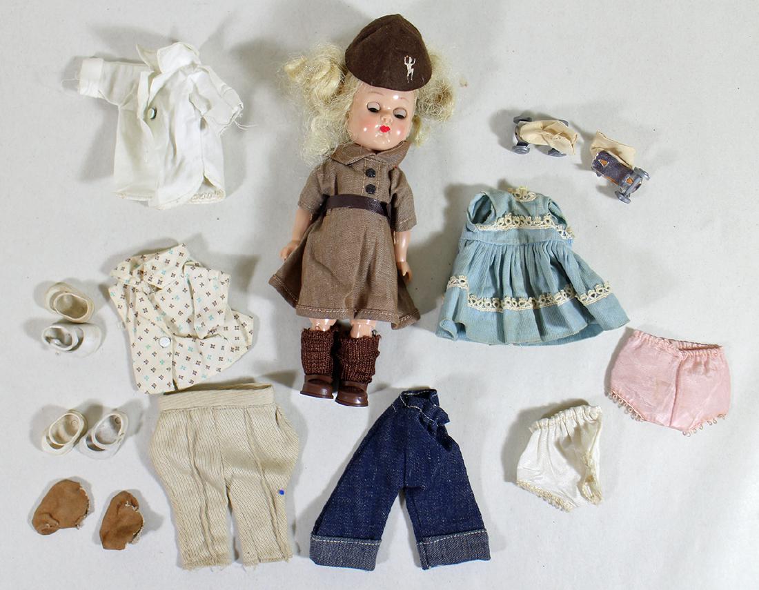 1950's VOGUE GINNY DOLL WITH CLOTHING (1 of 1)