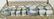 45 PIECE WEDGWOOD FLORENTINE CHINA SET - 3