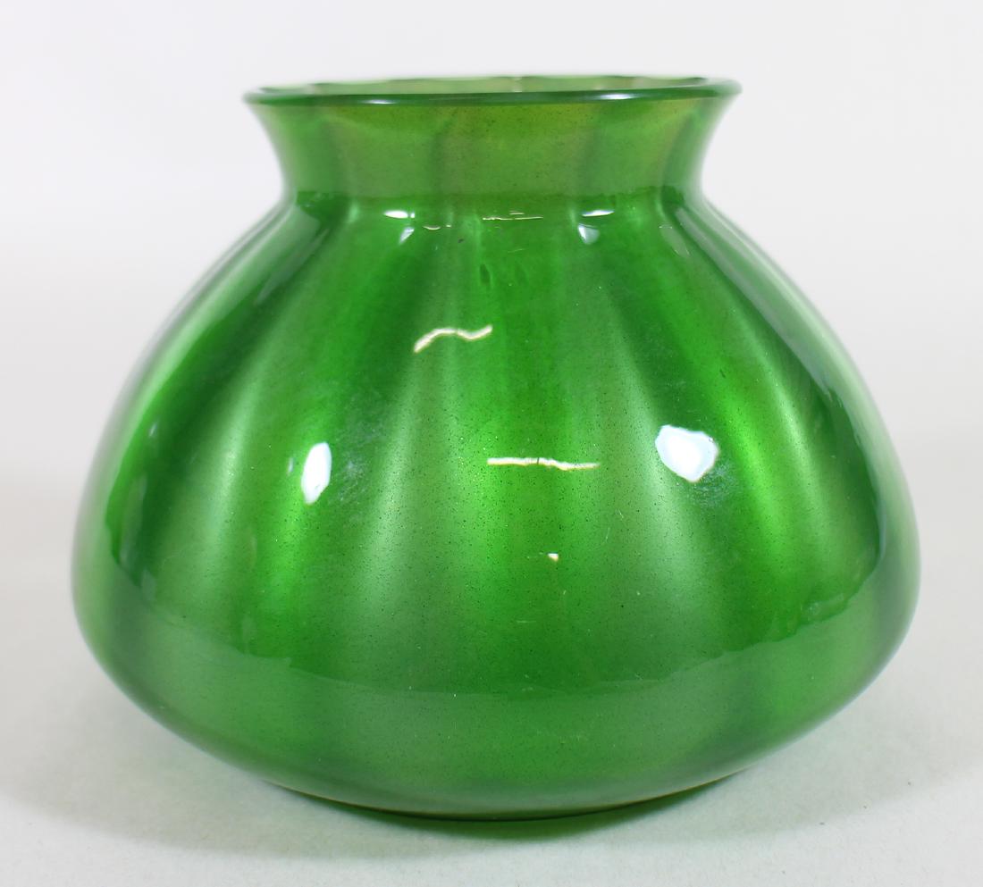 LOETZ GREEN METALLIN DECORS VASE (1 of 3)