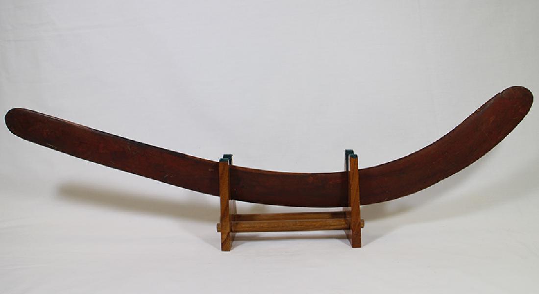 ANTIQUE AUSTRALIAN ABORIGINAL HUNTING BOOMERANG (1 of 7)