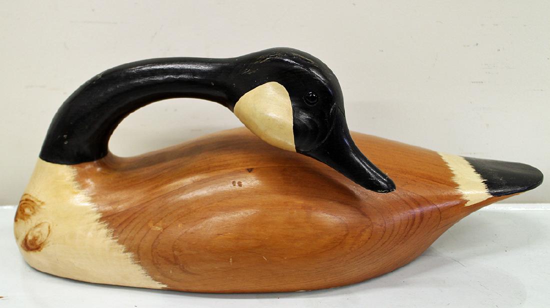 FRENCH BROAD RIVER WOOD GOOSE DECOY (1 of 3)