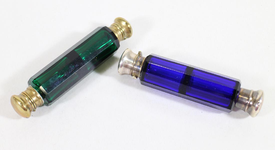 (2) VICTORIAN DOUBLE SIDED SCENT BOTTLES (1 of 2)