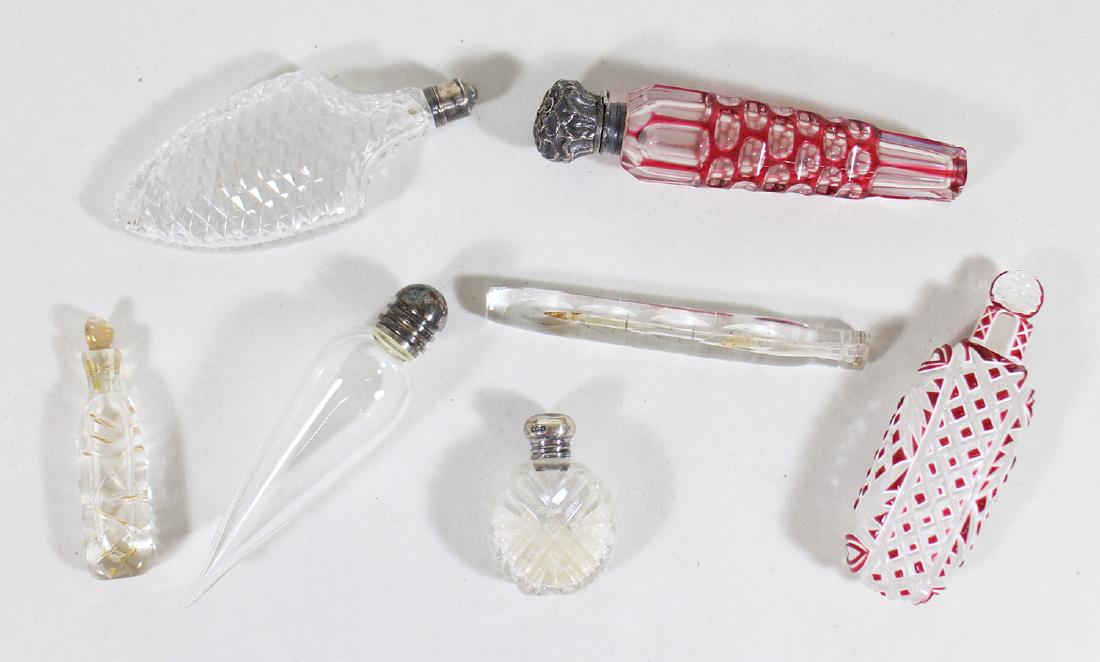 (7) ANTIQUE LAY DOWN SCENT BOTTLES (1 of 4)