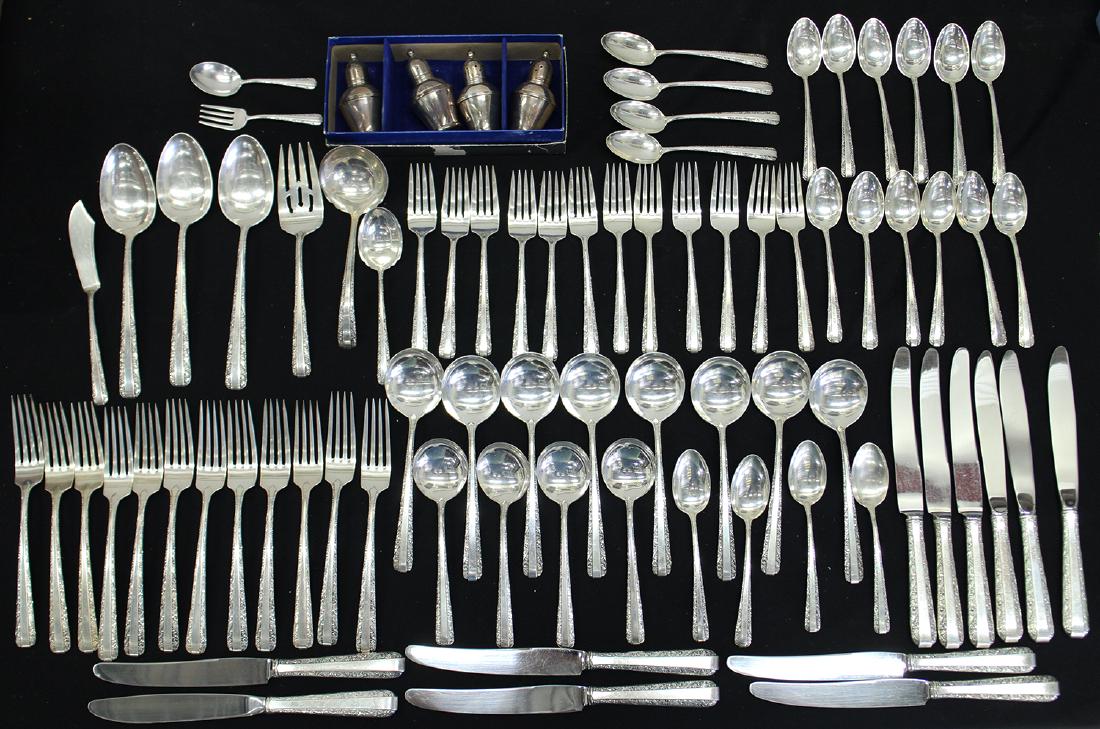 TOWLE CANDLELIGHT STERLING SILVER FLATWARE SET (1 of 5)
