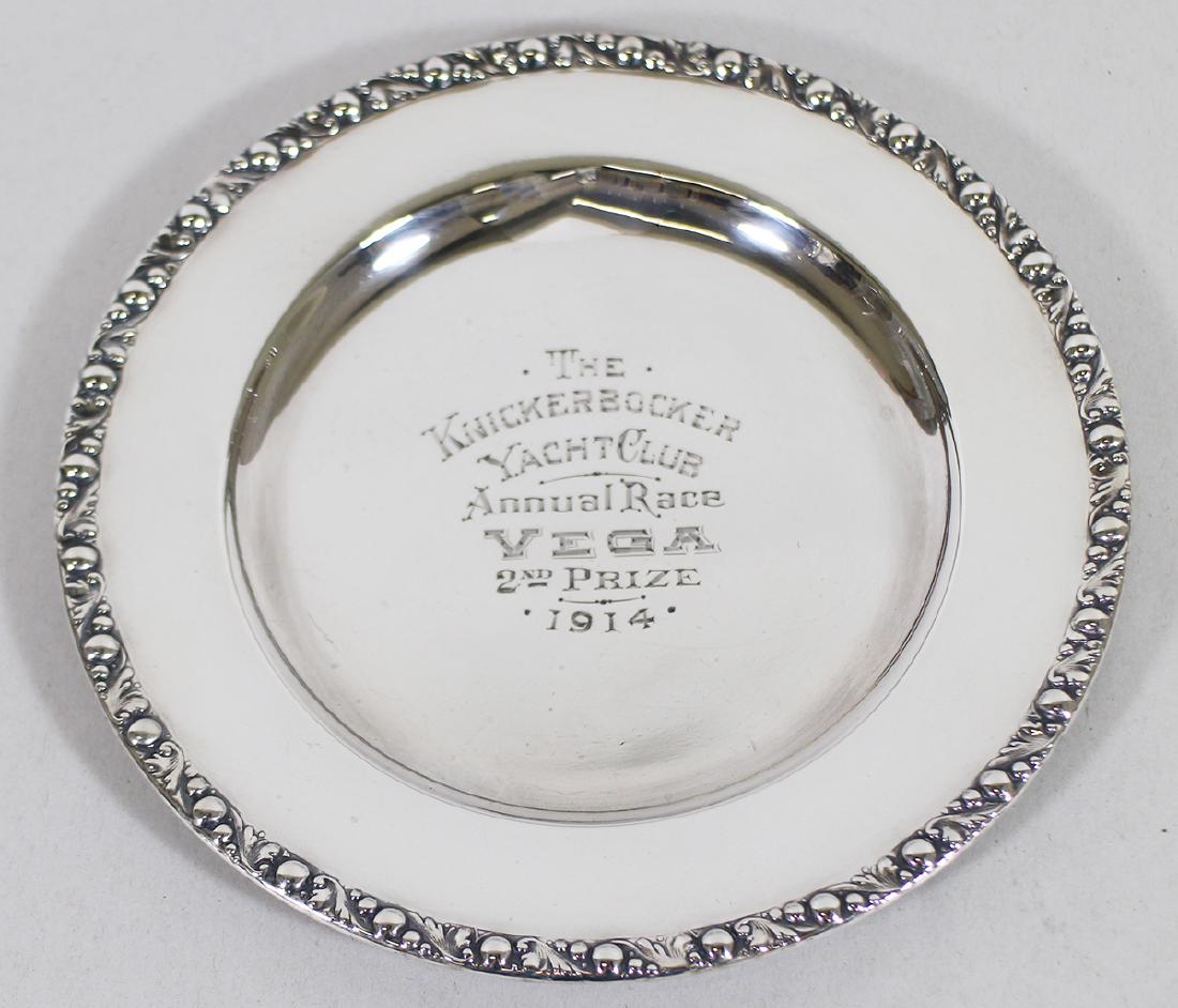 THE KNICKERBOCKER YACHT CLUB STERLING PLATE (1 of 2)