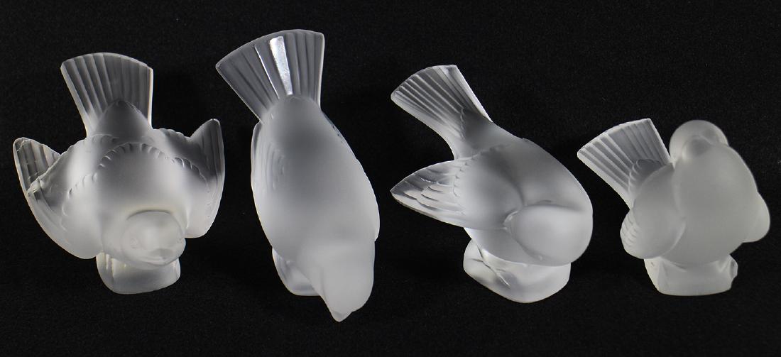 (4) LALIQUE BIRDS (1 of 3)
