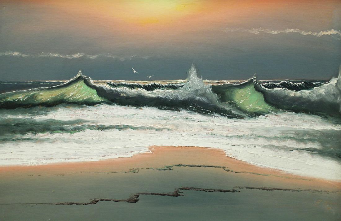 FLORIDA HIGHWAYMEN PAINTING - SIGNED BY AL BLACK (1 of 5)