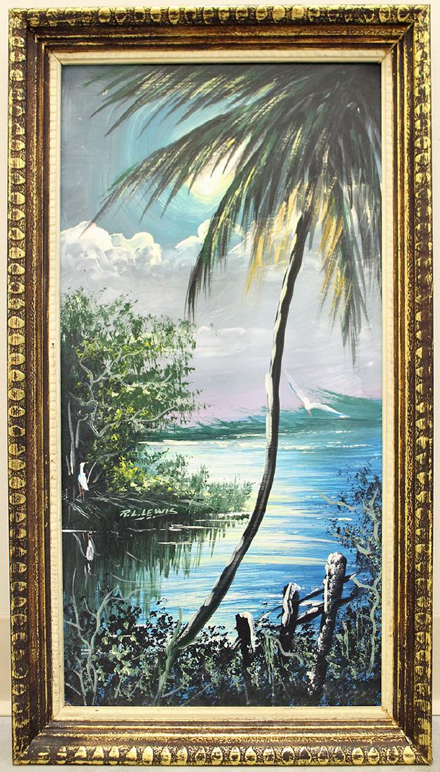 R.L. LEWIS HIGHWAYMEN PAINTING (1 of 3)