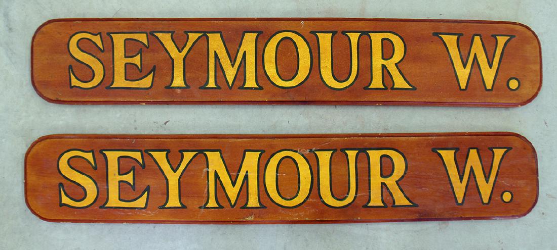 (2) SHIP QUARTERBOARDS (1 of 2)