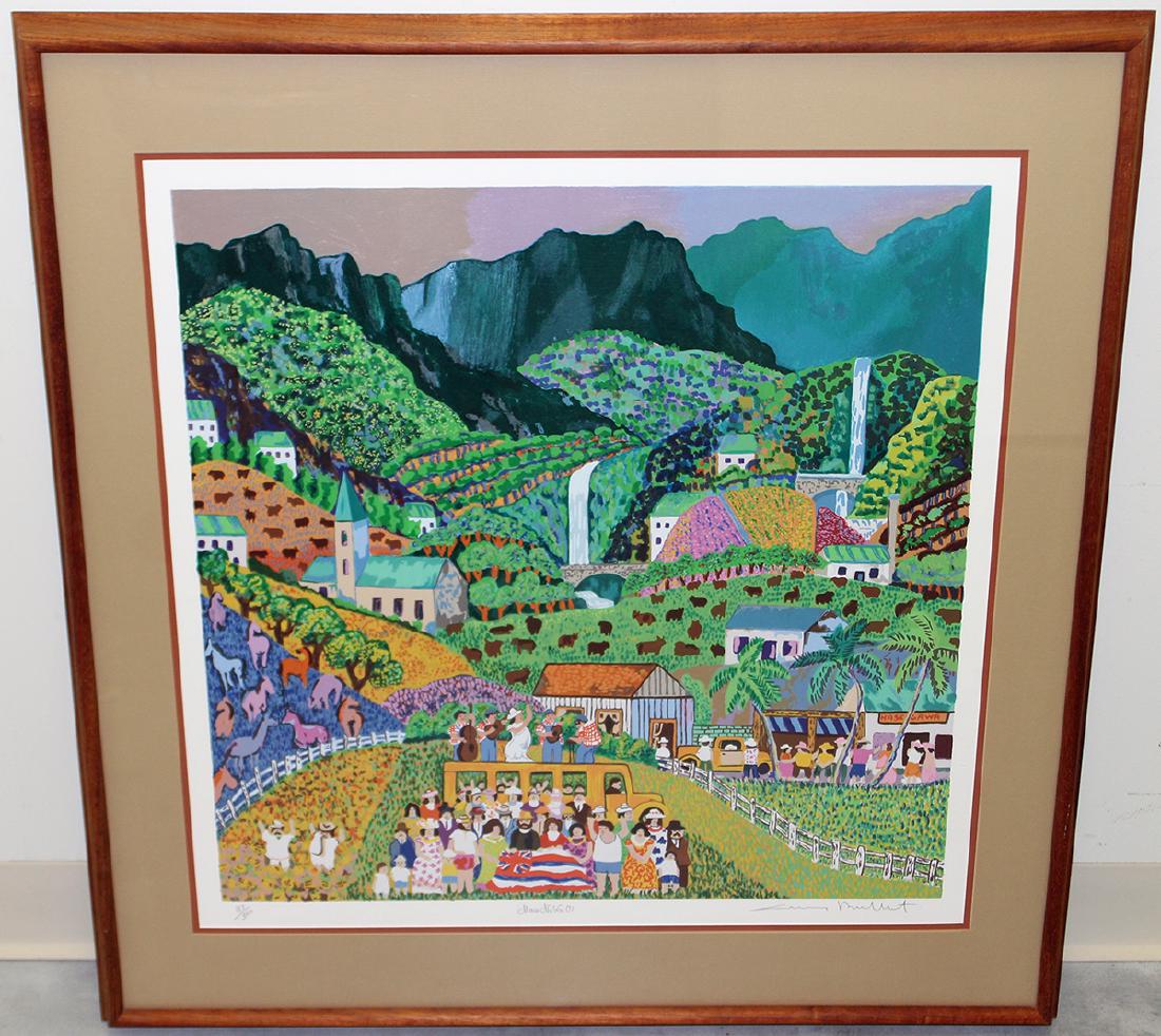 MAUI NO KA OI SERIGRAPH BY GUY BUFFET (1 of 3)