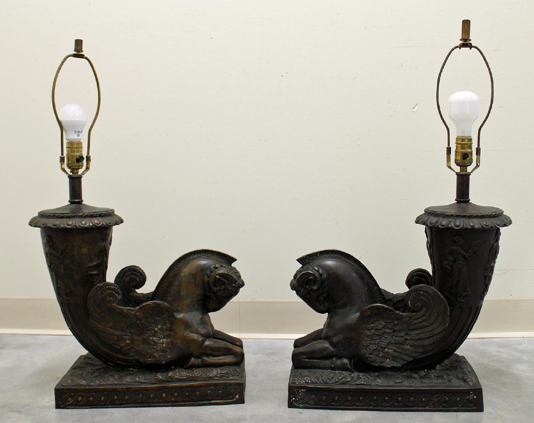 (2) MAITLAND SMITH MYTHOLOGICAL LAMPS (1 of 2)