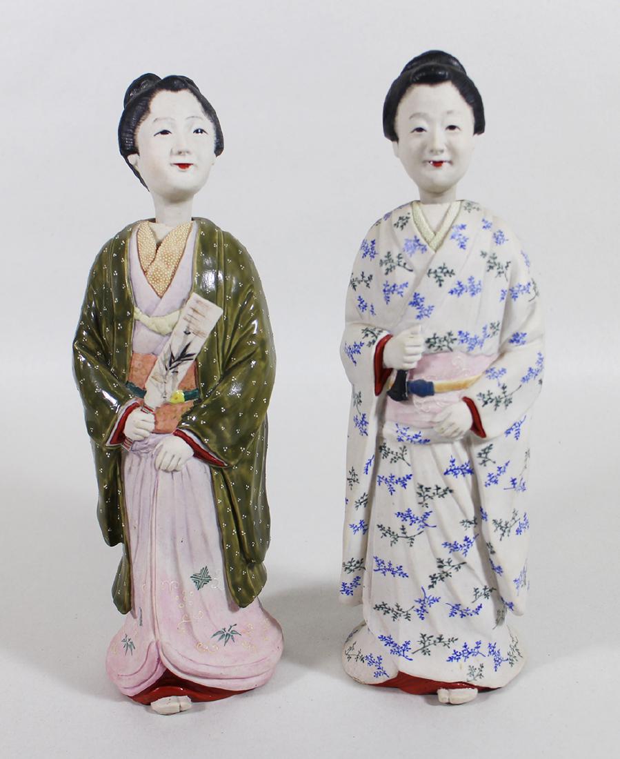 (2) GEISHA NODDER FIGURINES (1 of 3)