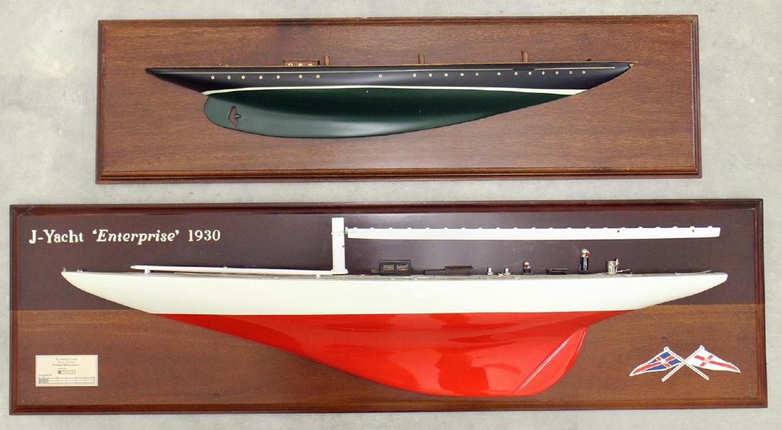 (2) HALF HULL SAILBOATS - HERRESHOFF (1 of 5)