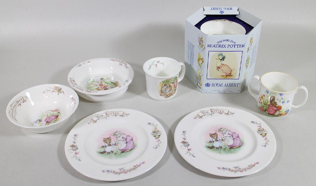 BEATRIX POTTER ROYAL ALBERT BABY SERVING SET (1 of 4)