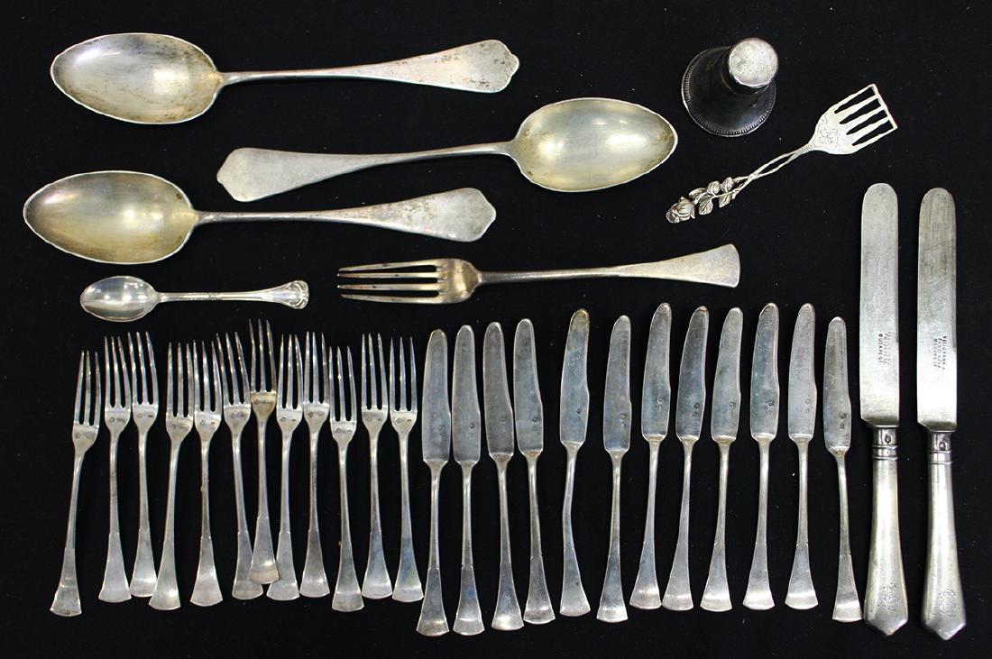 AUSTRIAN 800 SILVER FLATWARE & MORE (1 of 2)