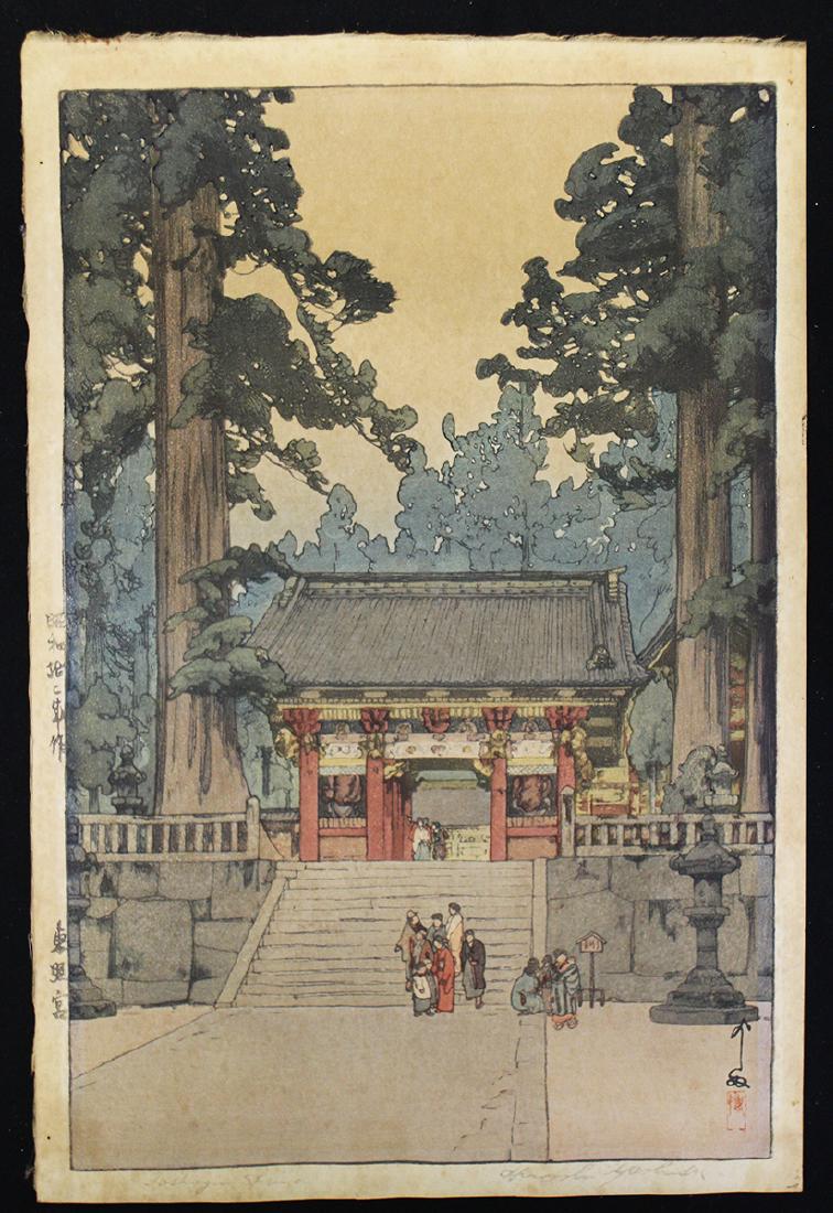 HIROSHI YOSHIDA SIGNED JAPANESE WOODBLOCK (1 of 3)