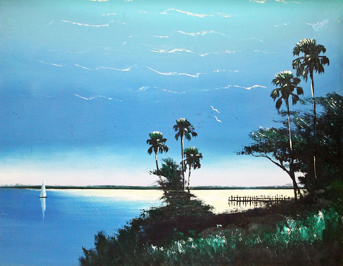 VINTAGE HIGHWAYMEN PAINTING (1 of 5)