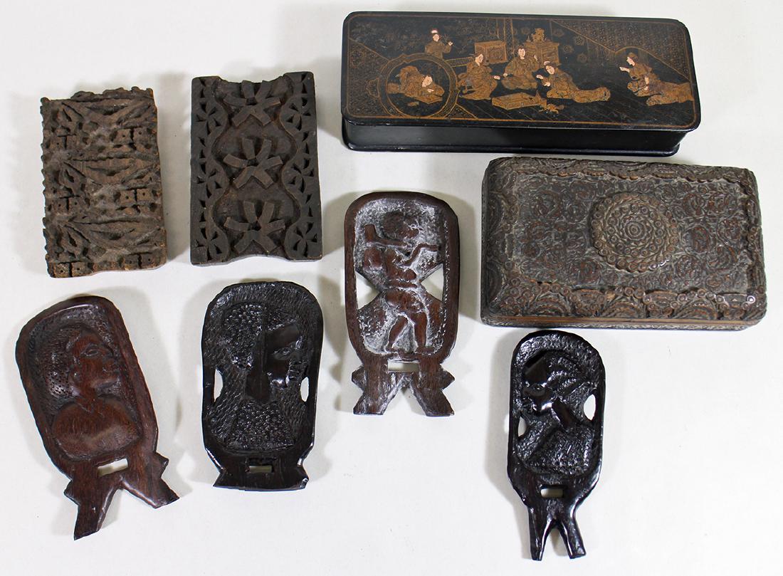 ANTIQUE CARVED WOOD COLLECTION (1 of 3)