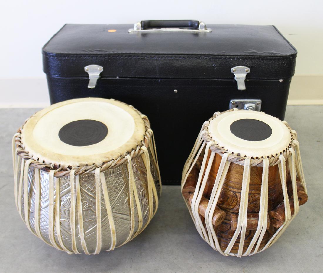 BONGO DRUMS IN CASE