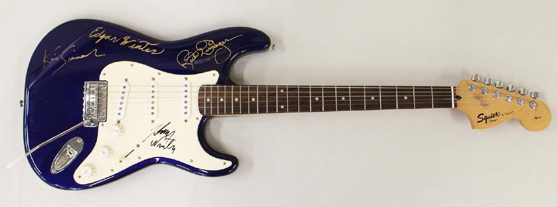 AUTOGRAPHED JOHNNY & EDGAR WINTER GUITAR & MORE (1 of 3)