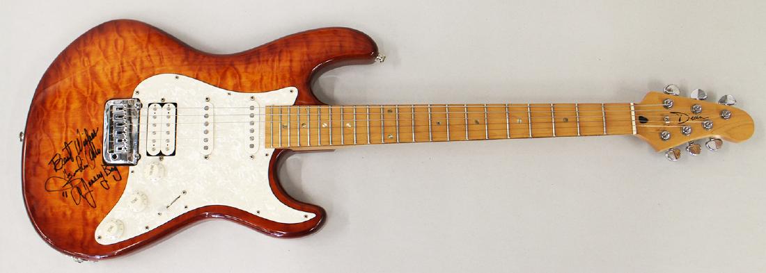 FRANKIE VALLI AUTOGRAPHED ELECTRIC DEAN GUITAR (1 of 3)