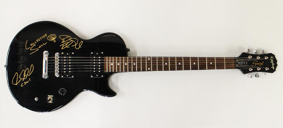 COLLECTIVE SOUL AUTOGRAPHED EPIPHONE GUITAR (1 of 3)