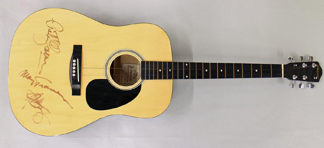PETER, PAUL, & MARY AUTOGRAPHED GUITAR (1 of 3)