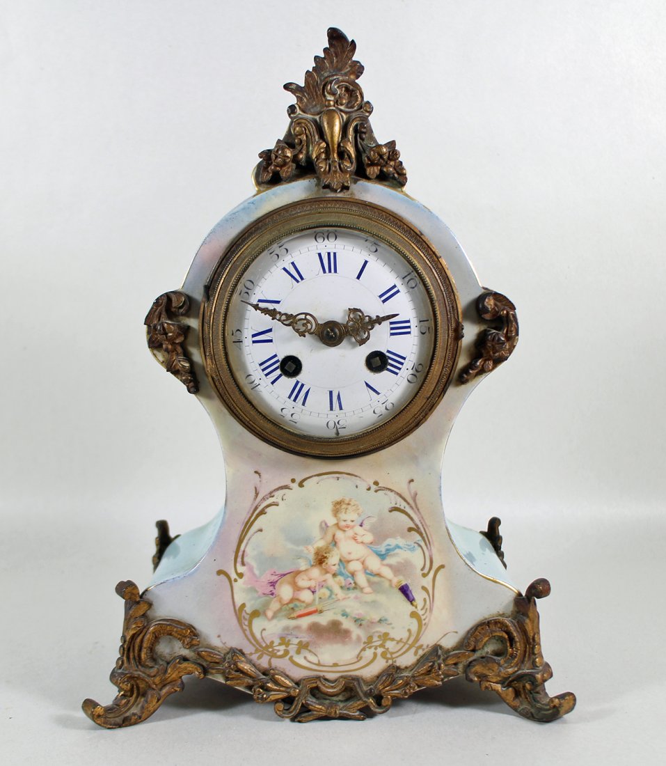 FRENCH MARTI CHERUB CLOCK (1 of 6)