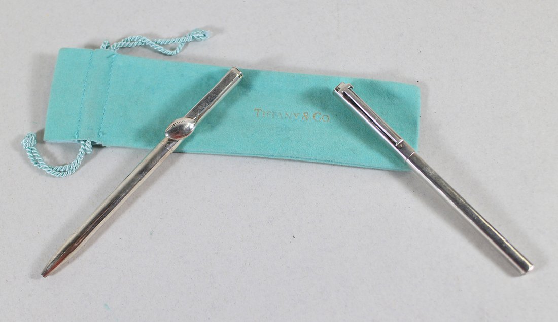 (2) TIFFANY & CO STERLING SILVER PENS (1 of 3)