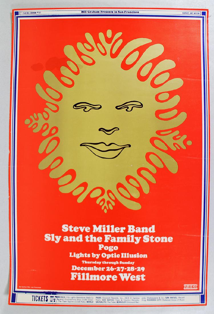VINTAGE STEVE MILLER BAND POSTER (1 of 3)