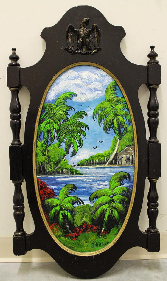 FREDDIE GIBSON PAINTING (1 of 3)
